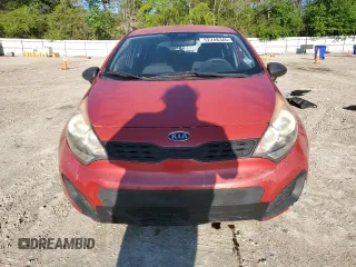 2012 Kia Rio LX with VIN KNADM5A31C6044051, listed as a Copart auction lot 52248345 with 181,306 mi miles and Clean Title. Bid and sale history available at carsss.com. Image 5.