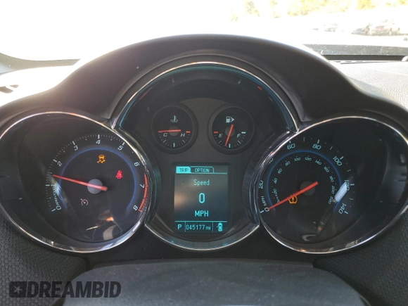 2013 Chevrolet Cruze 1LT with VIN 1G1PC5SB2D7326132, listed as a Copart auction lot 77891104 with 45,177 mi miles and Salvage Title. Bid and sale history available at carsss.com. Image 9.