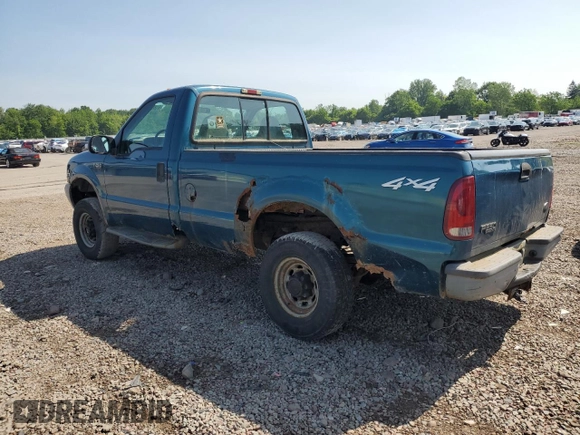 2002 Ford F-250 XL with VIN 1FTNF21L22ED66380, listed as a Copart auction lot 61866605 with 101,152 mi miles and Clean title. Bid and sale history available at DreamBid. Image 2.