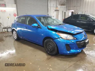 2012 Mazda Mazda3 i Touring with VIN JM1BL1L71C1523704, listed as a Copart auction lot 51067015 with 155,222 mi miles and Salvage Title. Bid and sale history available at carsss.com. Image 4.
