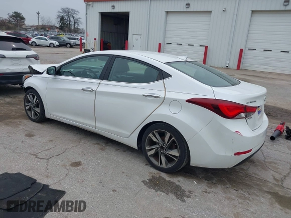 2015 Hyundai Elantra SE z VIN 5NPDH4AEXFH601861, wystawiony jako IAAI lot #41965695 z przebiegiem 100 639 mil mil oraz . Historia ofert i sprzedaży dostępna na DreamBid. Obrazek 3.
