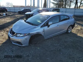 2015 Honda Civic LX with VIN 19XFB2F56FE272295, listed as a Copart auction lot 51775075 with 68,101 mi miles and Salvage Title. Bid and sale history available at carsss.com. Image 1.
