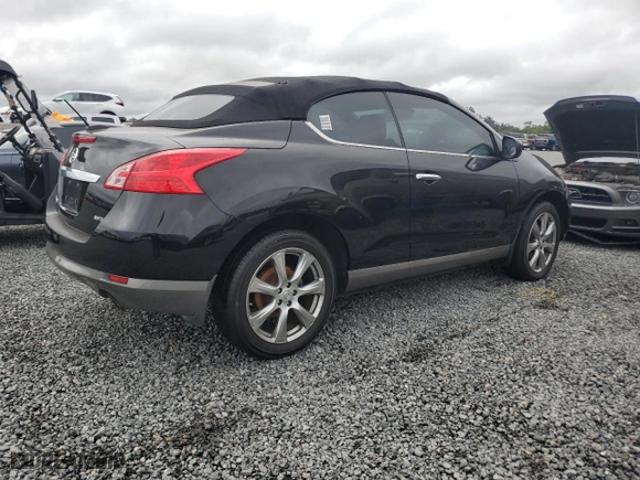 2014 Nissan Murano CrossCabriolet with VIN JN8AZ1FYXEW301655, listed as a Copart auction lot 74318654 with NaN miles and Salvage Title. Bid and sale history available at carsss.com. Image 3.