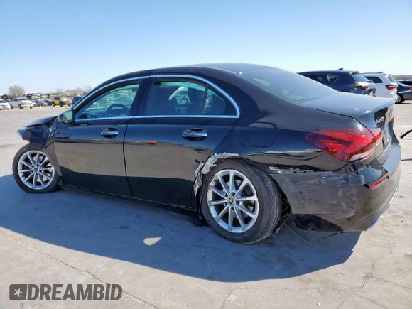 2019 Mercedes-Benz A 220 with VIN WDD3G4EBXKW035273, listed as a Copart auction lot 49986085 with 80,045 mi miles and Salvage Title. Bid and sale history available at DreamBid. Image 2.