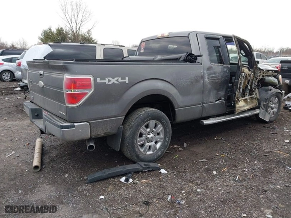 2011 Ford F-150 XL with VIN 1FTFX1EF6BFD28855, listed as a IAAI auction lot 41662886 with 156,433 mi miles. Bid and sale history available at carsss.com. Image 4.