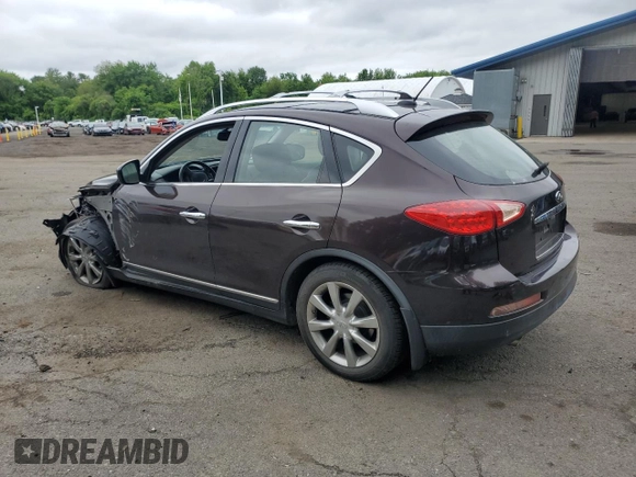 2010 Infiniti EX Journey z VIN JN1AJ0HR4AM754326, wystawiony jako Copart lot #58850875 z przebiegiem Nie podano mil oraz Szkoda całkowita • Salvage title. Historia ofert i sprzedaży dostępna na DreamBid. Obrazek 2.