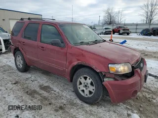 2007 Ford Escape Limited with VIN 1FMCU94197KB90948, listed as a Copart auction lot 89130505 with 181,655 mi miles and Non Repairable. Bid and sale history available at carsss.com. Image 4.