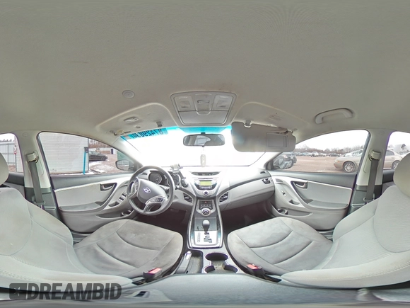 2013 Hyundai Elantra GLS z VIN KMHDH4AE2DU642595, wystawiony jako Copart lot #87429834 z przebiegiem Nie podano mil oraz Szkoda całkowita • Salvage title. Historia ofert i sprzedaży dostępna na DreamBid. Obrazek 13.
