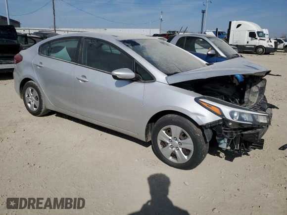 2017 Kia Forte LX with VIN 3KPFK4A74HE039216, listed as a Copart auction lot 48808035 with 108,918 mi miles and Salvage Title. Bid and sale history available at carsss.com. Image 4.