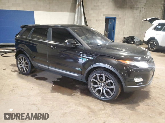 2015 Land Rover Range Rover Evoque Pure Plus with VIN SALVP2BGXFH044548, listed as a Copart auction lot 62451615 with 109,405 mi miles and Salvage title. Bid and sale history available at DreamBid. Image 4.
