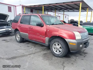 2002 Mercury Mountaineer Convenience with VIN 4M2ZU66E12UJ01085, listed as a IAAI auction lot 41514199 with 135,231 mi miles. Bid and sale history available at carsss.com. Image 1.