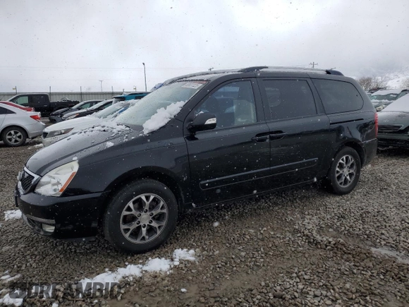 2014 Kia Sedona LX with VIN KNDMG4C75E6548528, listed as a Copart auction lot 49537025 with 187,879 mi miles and Clean Title. Bid and sale history available at carsss.com. Image 1.