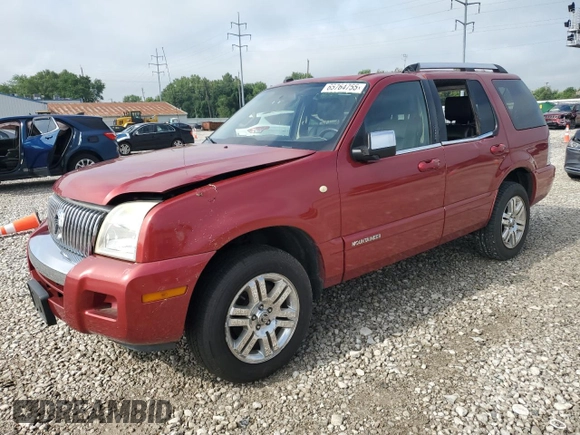 2008 Mercury Mountaineer Premier z VIN 4M2EU48E08UJ00650, wystawiony jako Copart lot #65764755 z przebiegiem 153 287 mil mil oraz Szkoda całkowita • Salvage title. Historia ofert i sprzedaży dostępna na DreamBid. Obrazek 1.