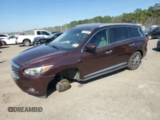 2015 Infiniti QX60 with VIN 5N1AL0MN0FC521448, listed as a Copart auction lot 48426595 with 155,248 mi miles and Salvage Title. Bid and sale history available at carsss.com. Image 1.