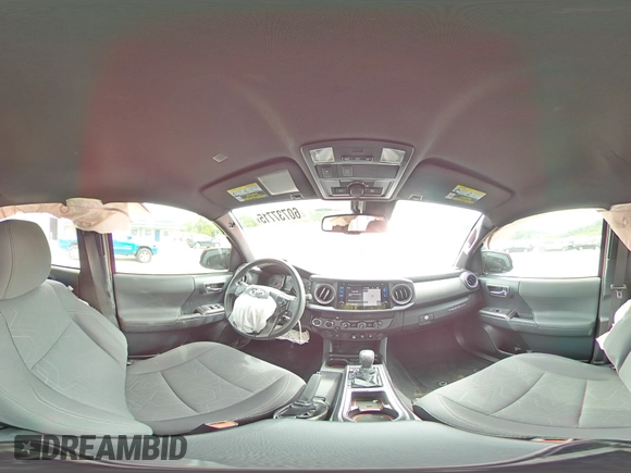 2019 Toyota Tacoma SR with VIN 3TMCZ5AN7KM245470, listed as a Copart auction lot 60737715 with 85,851 mi miles and Salvage title. Bid and sale history available at DreamBid. Image 14.