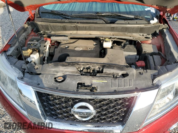 2015 Nissan Pathfinder Platinum with VIN 5N1AR2MN2FC697024, listed as a Copart auction lot 61791855 with 93,366 mi miles and Salvage title. Bid and sale history available at DreamBid. Image 12.