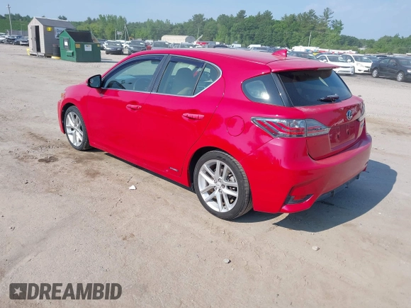 2014 Lexus CT 200h with VIN JTHKD5BH2E2187541, listed as a IAAI auction lot 42435397 with 138,387 mi miles and . Bid and sale history available at DreamBid. Image 3.