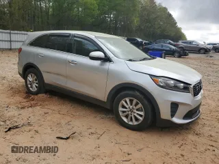 2019 Kia Sorento LX with VIN 5XYPG4A33KG515176, listed as a Copart auction lot 51004045 with 129,040 mi miles and Salvage Title. Bid and sale history available at carsss.com. Image 4.