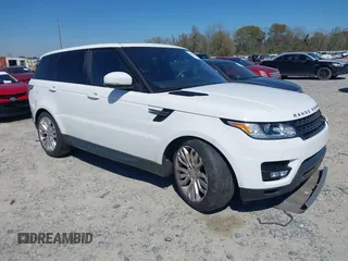 2017 Land Rover Range Rover Sport SE with VIN SALWG2FVXHA143864, listed as a IAAI auction lot 41855429 with 105,323 mi miles. Bid and sale history available at carsss.com. Image 1.