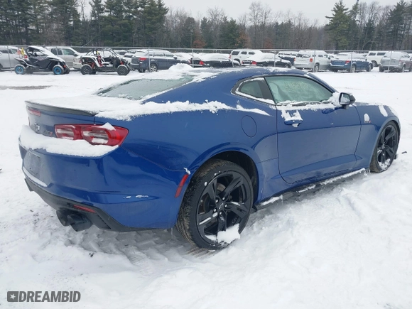2020 Chevrolet Camaro 1SS with VIN 1G1FE1R77L0142537, listed as a IAAI auction lot 41156320 with 76,553 mi miles. Bid and sale history available at carsss.com. Image 4.