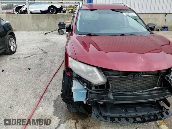 2016 Nissan Rogue SV with VIN KNMAT2MV3GP616273, listed as a Copart auction lot 49285625 with 98,905 mi miles and Salvage Title. Bid and sale history available at DreamBid. Image 15.