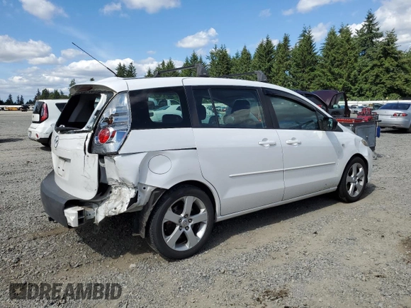 2007 Mazda 5 Touring with VIN JM1CR293970145575, listed as a Copart auction lot 62800145 with 139,286 mi miles and Salvage title. Bid and sale history available at DreamBid. Image 3.