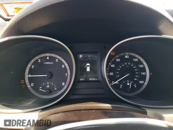 2017 Hyundai Santa Fe 2.4L with VIN 5NMZUDLB3HH038625, listed as a Copart auction lot 62385955 with 84,046 mi miles and Salvage title. Bid and sale history available at DreamBid. Image 9.