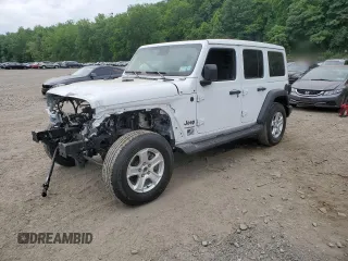 2022 Jeep Wrangler Unlimited Willys with VIN 1C4HJXDN4NW122752, listed as a Copart auction lot 58644854 with Not Provided miles and Salvage Title. Bid and sale history available at DreamBid. Image 1.