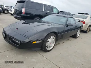 1989 Chevrolet Corvette with VIN 1G1YY2189K5117439, listed as a Copart auction lot 75006794 with 70,940 mi miles and Salvage Title. Bid and sale history available at carsss.com. Image 1.