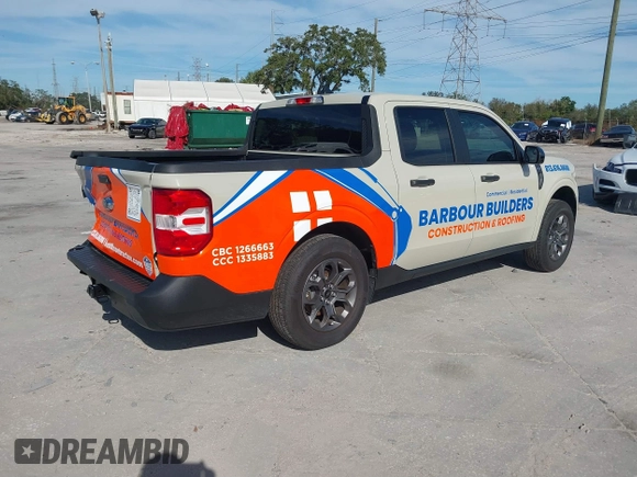2024 Ford Maverick XLT with VIN 3FTTW8H3XRRB14562, listed as a IAAI auction lot 41235279 with 5,613 mi miles and . Bid and sale history available at DreamBid. Image 4.