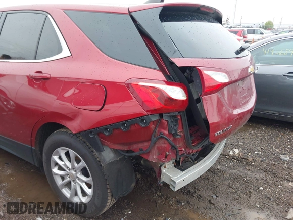 2020 Chevrolet Equinox LT with VIN 3GNAXKEV9LL100810, listed as a IAAI auction lot 41963228 with 128,290 mi miles and . Bid and sale history available at carsss.com. Image 6.