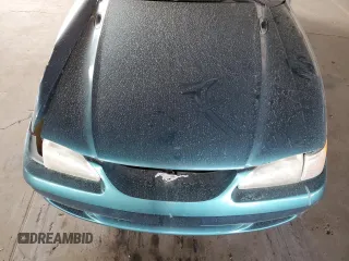 1996 Ford Mustang GT with VIN 1FALP45X5TF226385, listed as a Copart auction lot 43082185 with 21,450 mi miles and Salvage Title. Bid and sale history available at carsss.com. Image 12.