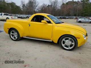 2004 Chevrolet SSR LS with VIN 1GCES14P94B103652, listed as a Copart auction lot 49333685 with 28,415 mi miles and Salvage Title. Bid and sale history available at DreamBid. Image 4.