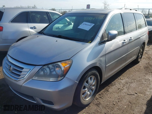 2010 Honda Odyssey EX-L with VIN 5FNRL3H68AB007631, listed as a IAAI auction lot 42064445 with 203,361 mi miles. Bid and sale history available at carsss.com. Image 2.