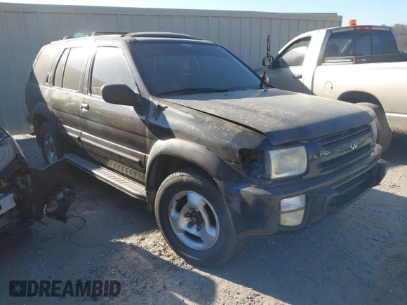 2000 Infiniti QX4 z VIN JNRAR07YXYW085007, wystawiony jako IAAI lot #41671667 z przebiegiem 309 951 mil mil oraz . Historia ofert i sprzedaży dostępna na DreamBid. Obrazek 1.