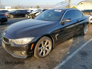 2015 BMW 4 Series 428i with VIN WBA3V7C57FP772037, listed as a Copart auction lot 42455645 with 207,970 mi miles and Salvage Title. Bid and sale history available at carsss.com. Image 1.
