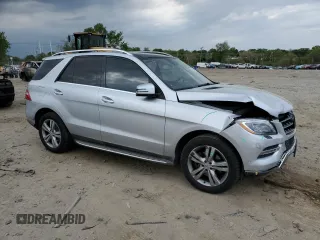 2013 Mercedes-Benz M 350 with VIN 4JGDA5HB2DA151127, listed as a Copart auction lot 54757165 with 167,111 mi miles and Salvage Title. Bid and sale history available at DreamBid. Image 4.