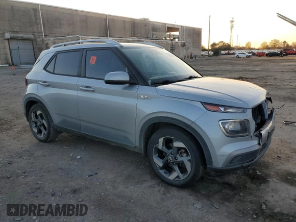 2021 Hyundai Venue SEL with VIN KMHRC8A30MU071456, listed as a Copart auction lot 82291174 with 93,694 mi miles and Salvage Title. Bid and sale history available at carsss.com. Image 4.