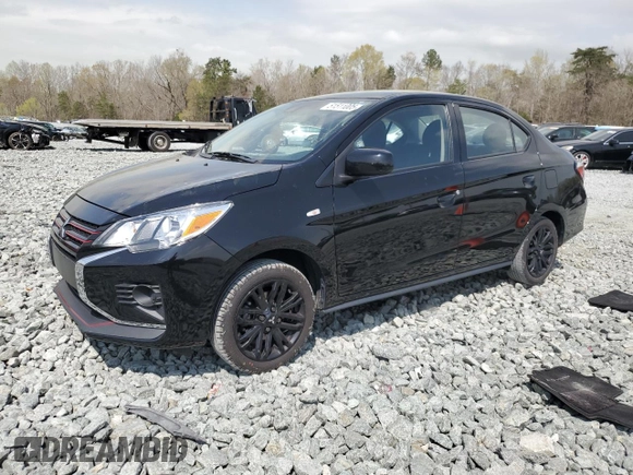 2023 Mitsubishi Mirage ES with VIN ML32FUFJ8PHF00536, listed as a Copart auction lot 51511005 with 65,635 mi miles and Salvage title. Bid and sale history available at DreamBid. Image 1.