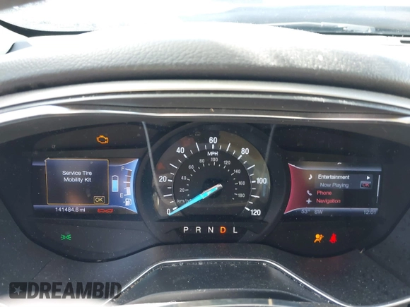 2013 Ford Fusion SE Hybrid with VIN 3FA6P0LU8DR206943, listed as a IAAI auction lot 41822643 with 141,484 mi miles. Bid and sale history available at carsss.com. Image 7.