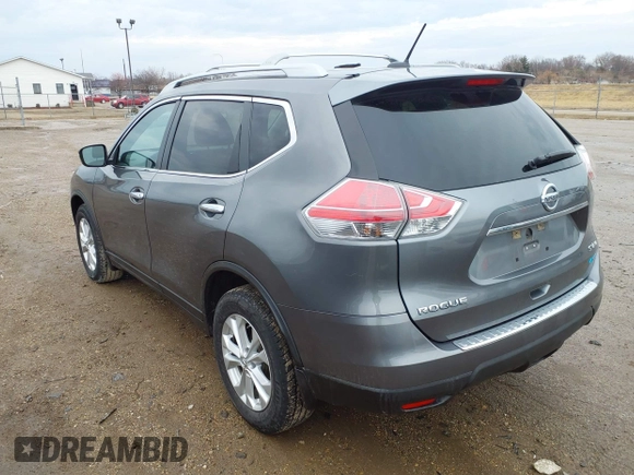 2014 Nissan Rogue S with VIN 5N1AT2MV2EC819333, listed as a IAAI auction lot 41722293 with 161,283 mi miles. Bid and sale history available at carsss.com. Image 3.