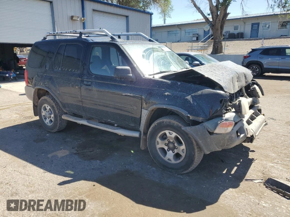 2001 Nissan Xterra XE with VIN 5N1ED28T01C522269, listed as a Copart auction lot 56997515 with 103,800 mi miles and Salvage title. Bid and sale history available at DreamBid. Image 4.