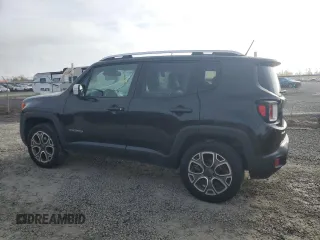 2017 Jeep Renegade Limited with VIN ZACCJBDB9HPE49331, listed as a Copart auction lot 50062075 with 169,533 mi miles and Clean title. Bid and sale history available at DreamBid. Image 2.