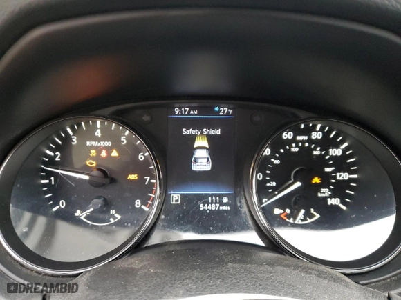 2018 Nissan Rogue S with VIN JN8AT2MV7JW345266, listed as a Copart auction lot 44901945 with 54,487 mi miles and Salvage Title. Bid and sale history available at carsss.com. Image 9.
