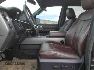 2017 Ford Expedition EL Platinum with VIN 1FMJK1MT6HEA39372, listed as a Copart auction lot 43160595 with 163,669 mi miles and Salvage Title. Bid and sale history available at carsss.com. Image 7.