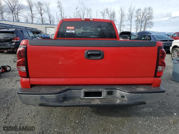 2007 Chevrolet Silverado 1500 Classic Work Truck with VIN 3GCEC14X27G250551, listed as a Copart auction lot 49327865 with NaN miles and Salvage Title. Bid and sale history available at carsss.com. Image 6.