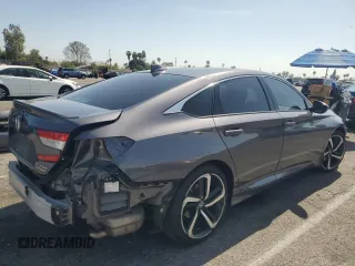 2019 Honda Accord Sport with VIN 1HGCV2F32KA017330, listed as a Copart auction lot 55068015 with 75,016 mi miles and Salvage title. Bid and sale history available at DreamBid. Image 3.