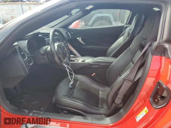 2015 Chevrolet Corvette Z51 2LT with VIN 1G1YK3D75F5106731, listed as a Copart auction lot 74700174 with 44,755 mi miles and Salvage Title. Bid and sale history available at carsss.com. Image 7.