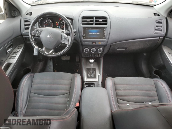 2018 Mitsubishi Outlander SE with VIN JA4AP3AW9JU018859, listed as a Copart auction lot 52498065 with 26,527 mi miles and Salvage title. Bid and sale history available at DreamBid. Image 8.
