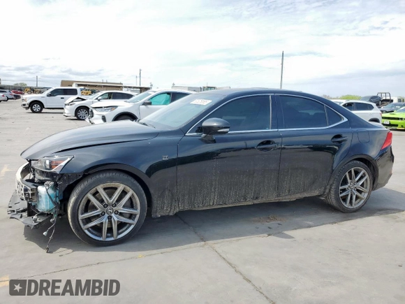 2017 Lexus IS 200t with VIN JTHBA1D27H5041648, listed as a Copart auction lot 50525555 with 86,238 mi miles and Salvage Title. Bid and sale history available at DreamBid. Image 1.